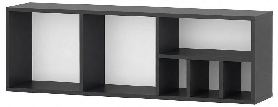 Полка на стену Fabrik Home Tetris 6 Антрацит