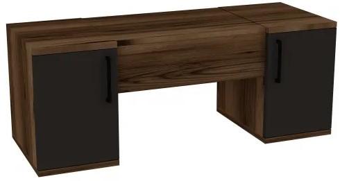 Masa de machiaj Trendy Mercan Nuc Deschis/Antracit