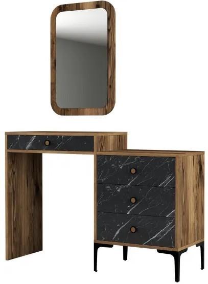 Masa de machiaj Trendy Lizbon 548 Nuc/Negru