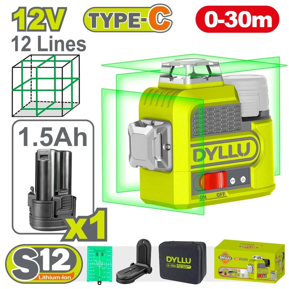 Лазерный уровень DYLLU DTLE8M12