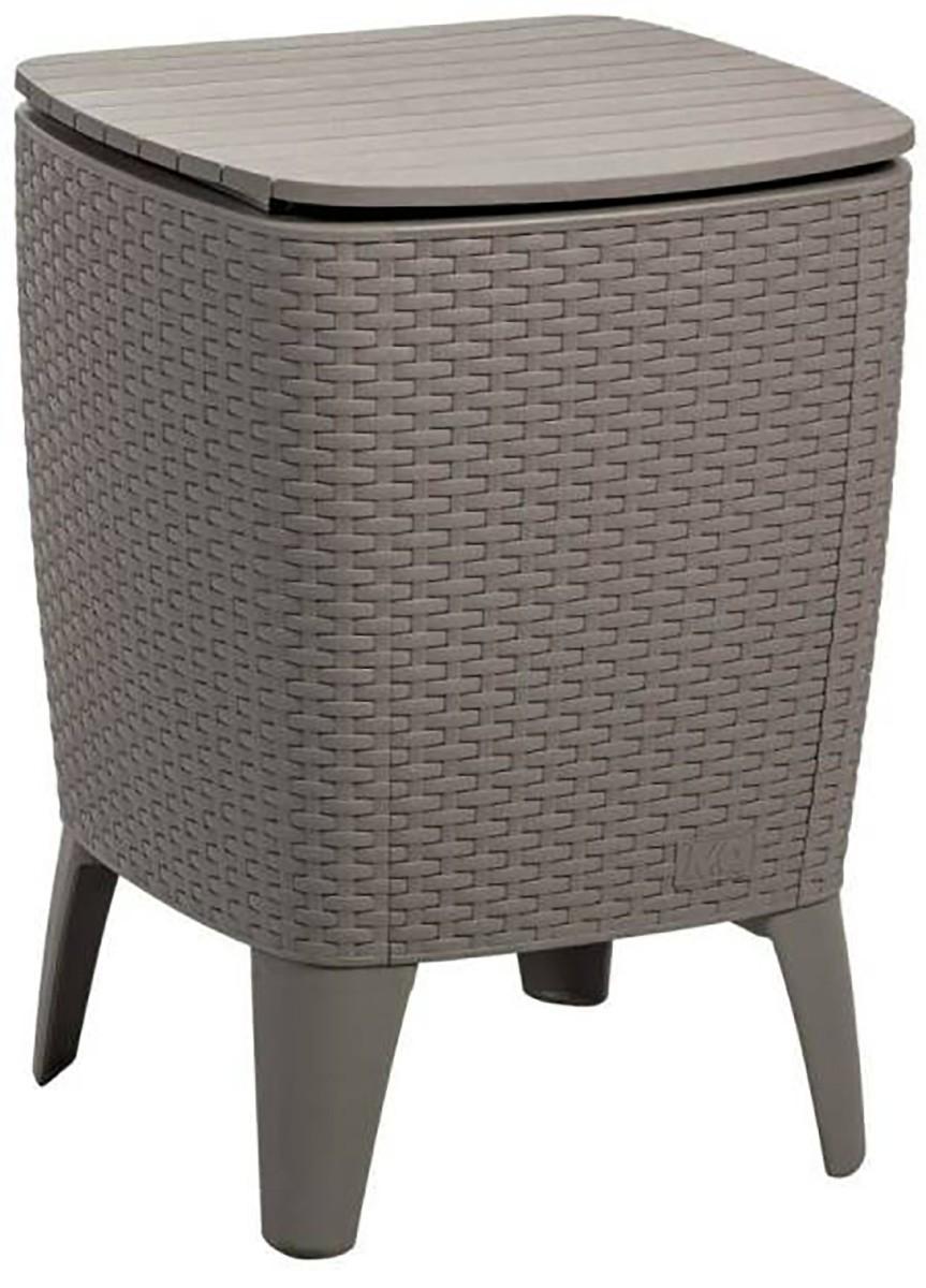 Стол садовый Sonmez Capri Cappuccino (серый) 41.5x41.5