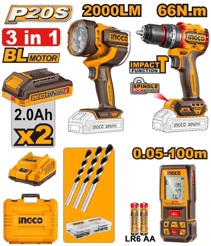 Набор электроинструментов INGCO COSLI250885