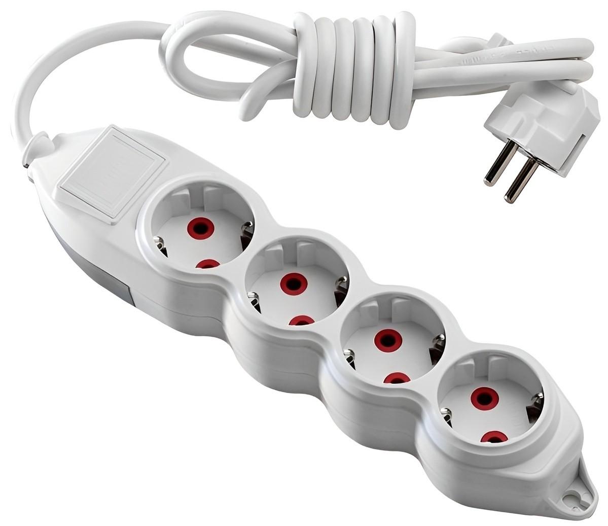 Сетевой фильтр MONO Electric 3м на 4 розетки с заземлением Orion (0280033)