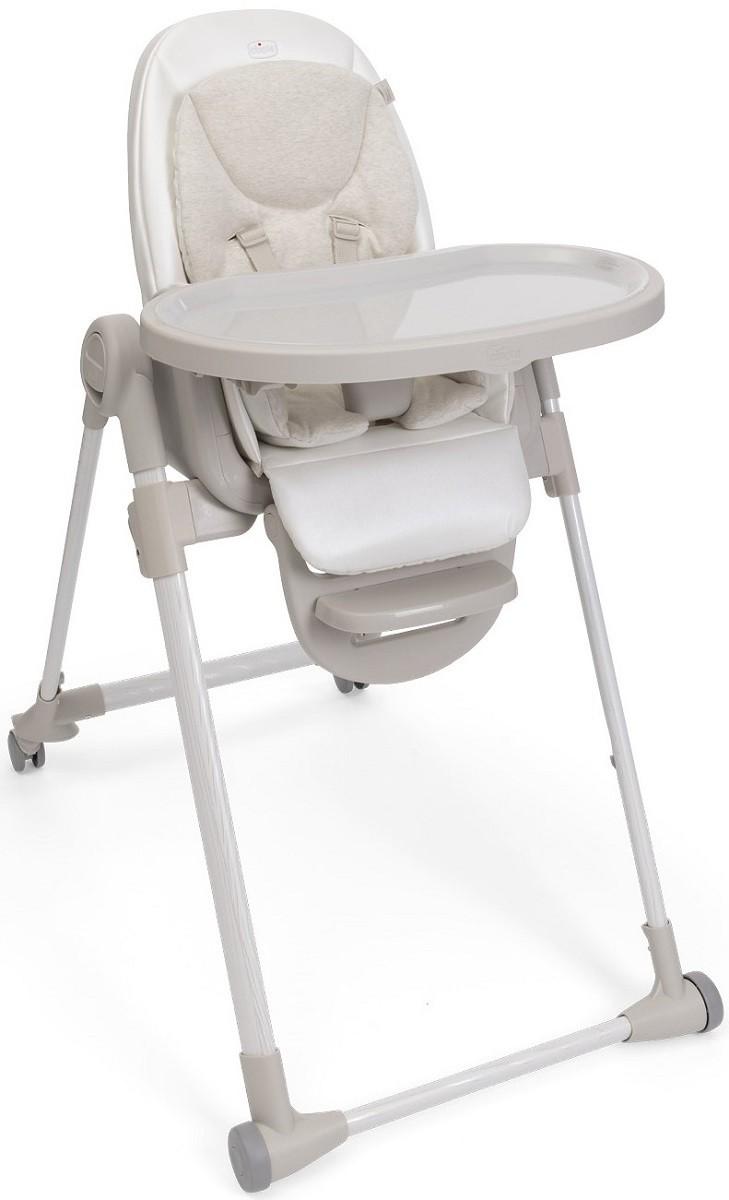 Scaun reglabil pe inaltime de masa Chicco Polly Armonia Motherpearl