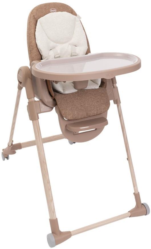 Scaun reglabil pe inaltime de masa Chicco Polly Armonia Terracotta