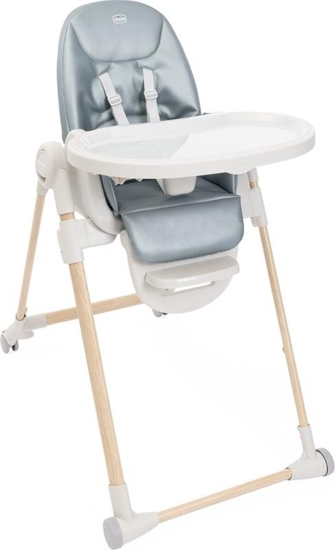 Scaun reglabil pe inaltime de masa Chicco Polly Armonia Greenery