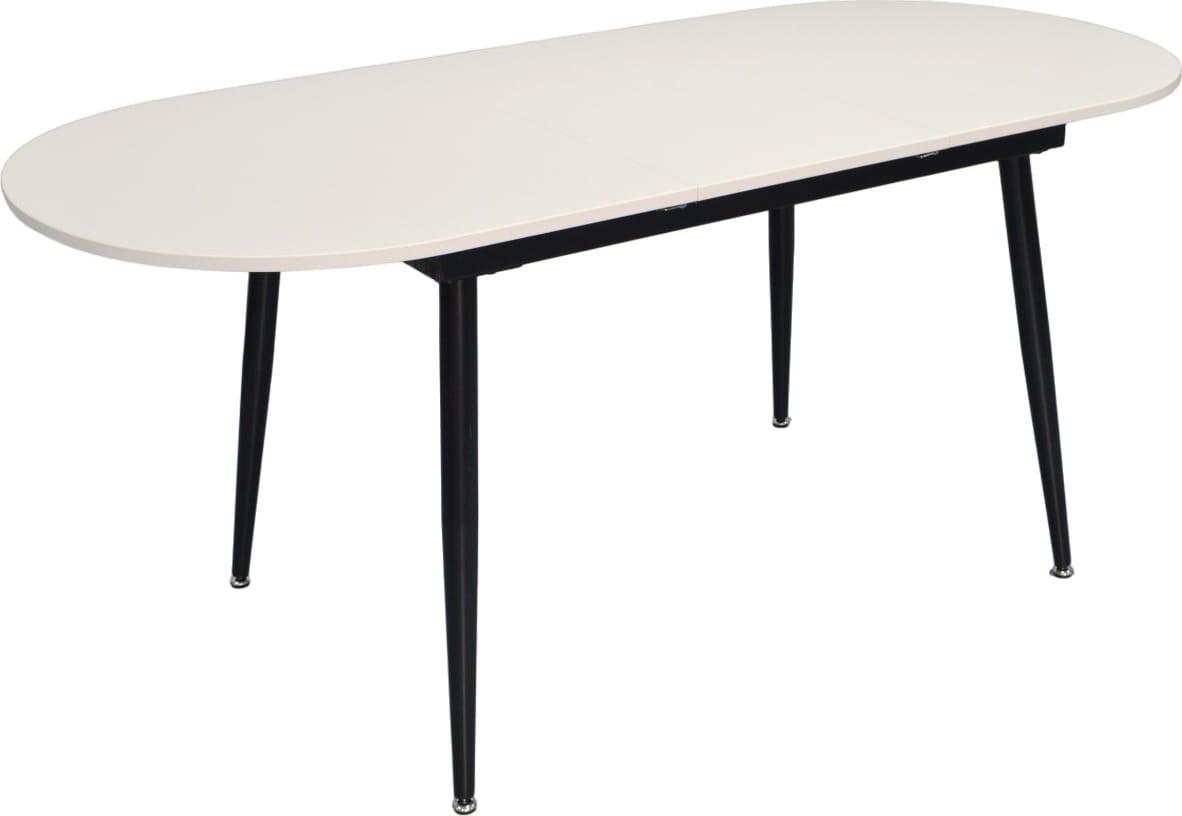 Стол Evelin DT-533R B Белый / Черный