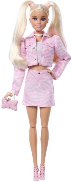 Кукла BARBIE Модница в розовом джинсовом костюме