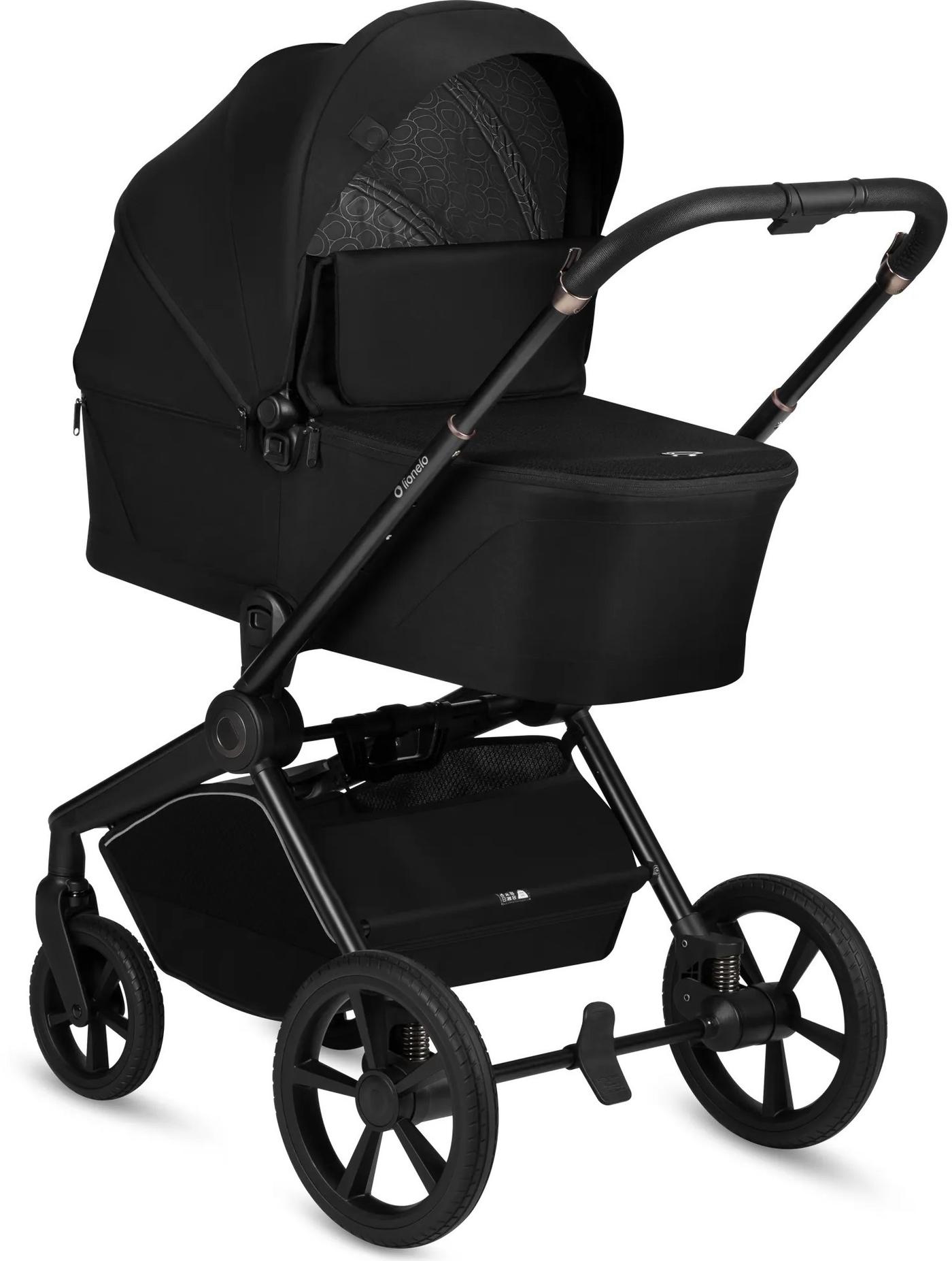 Коляска 2 в 1 Lionelo Freya Black Onyx