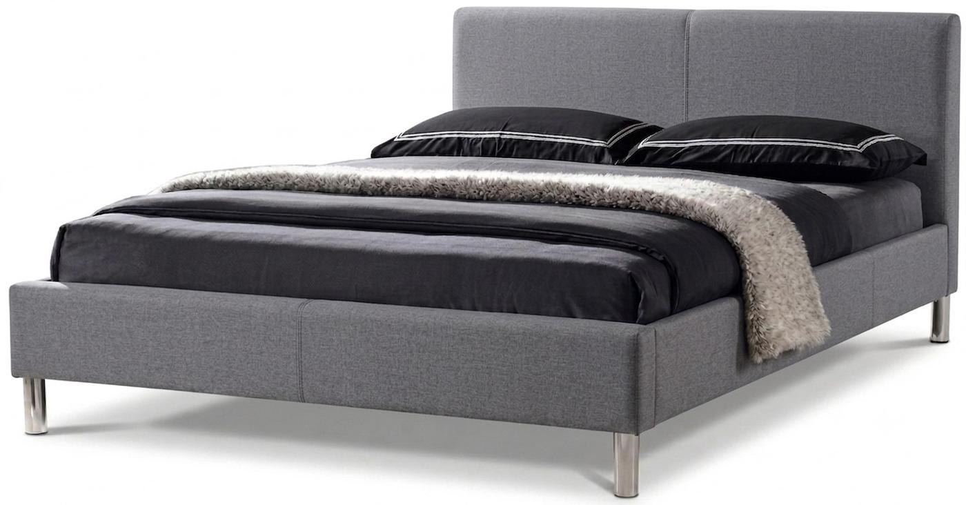 Кровать Kroll Carrie 160x200 (ткань) Серый
