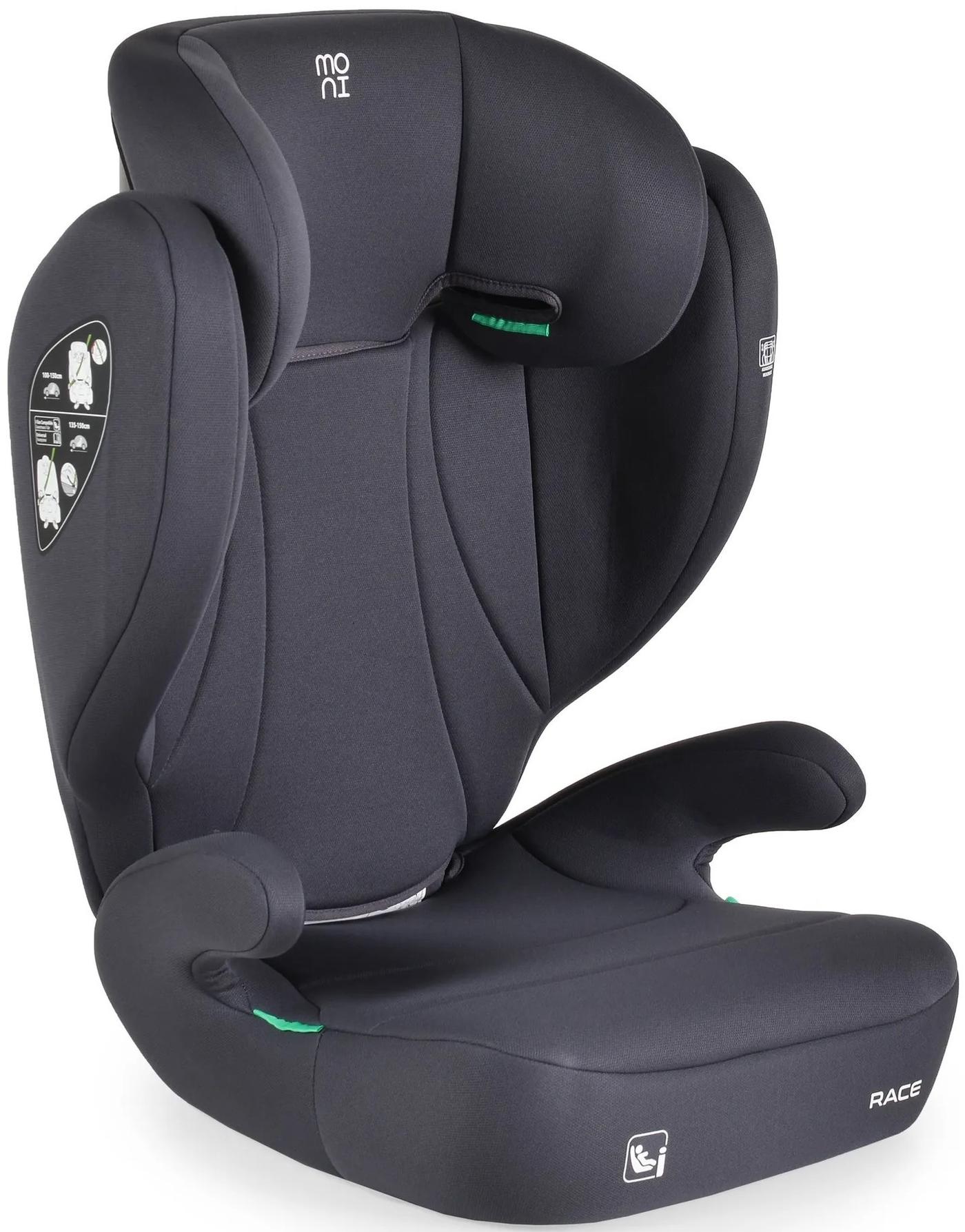 Scaun auto copii Moni Race Stone Grey