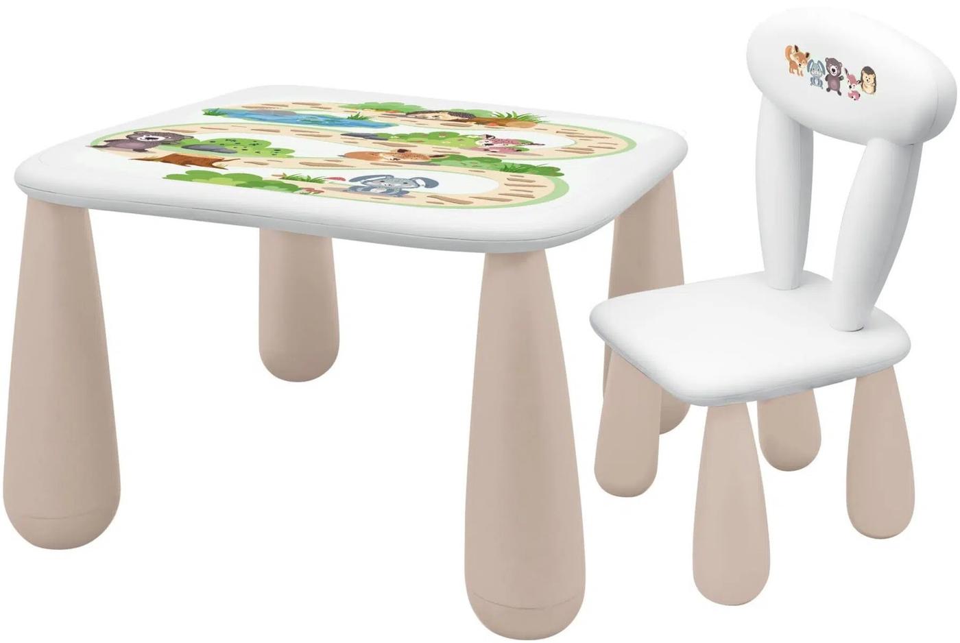 Письменный стол Maltex Luna Nature Buddies White Beige