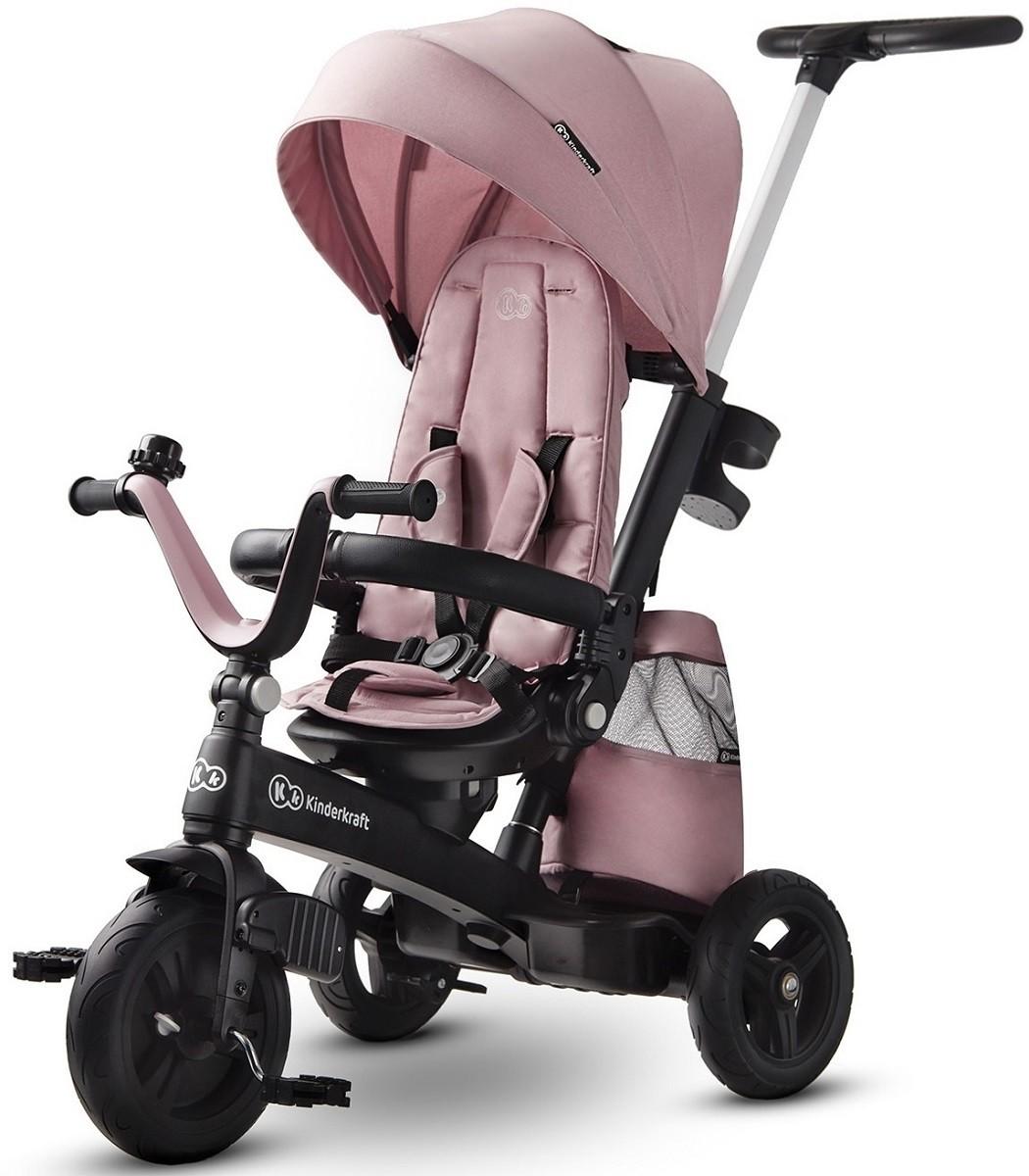 Tricicleta copii KinderKraft Easytwist Pink (KKRETWIPNK0000)