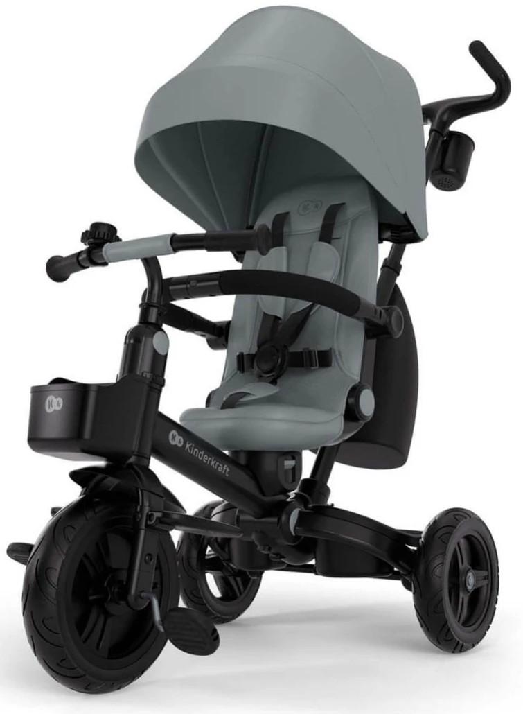 Tricicleta copii KinderKraft Aveo 2 Plus Grey (KRAVEO02GRY0000)