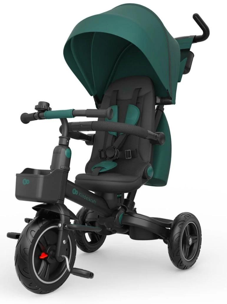 Tricicleta copii KinderKraft Spinstep 2 Plus Green (KRSPST02GREPL00)