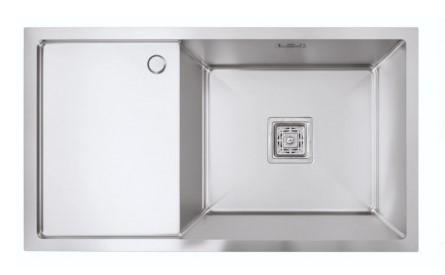 Мойка кухонная PLATINUM 78x44/200 3.0/1.2 mm R(правостороняя)