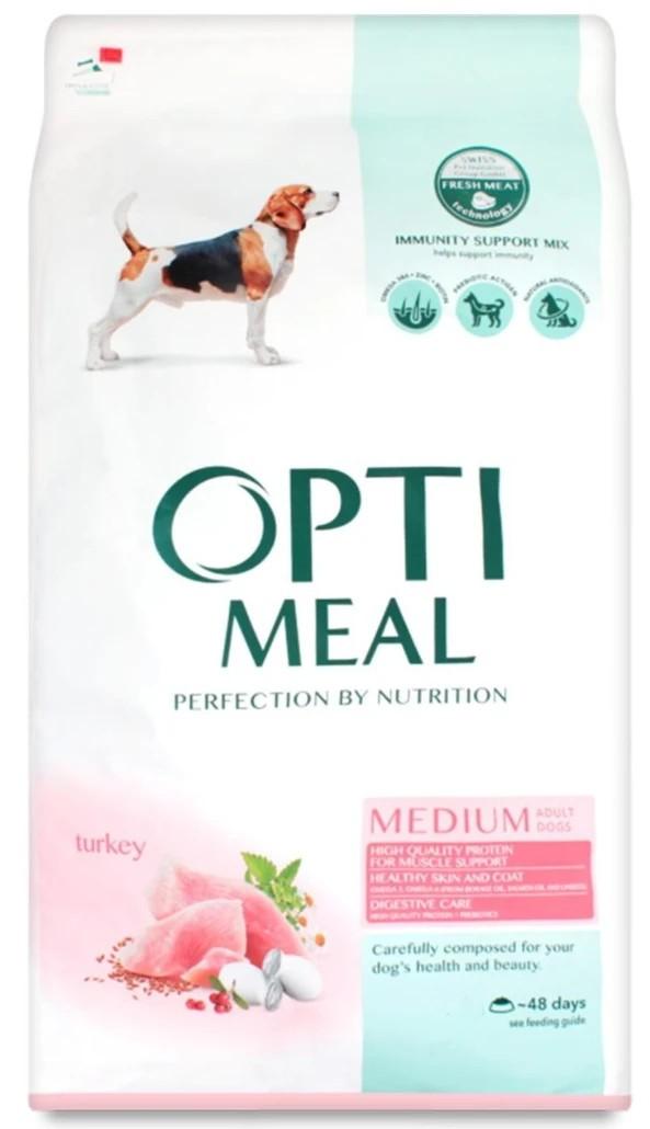 Сухой корм для собак Optimeal Adult Medium Turkey 20kg