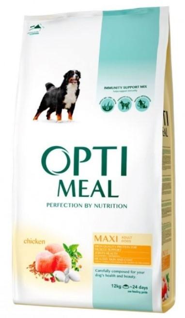 Сухой корм для собак Optimeal Maxi Chicken 12kg