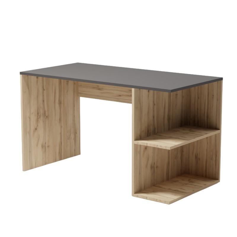 Письменный стол Smartex Comp (110см) Black/Dark Oak