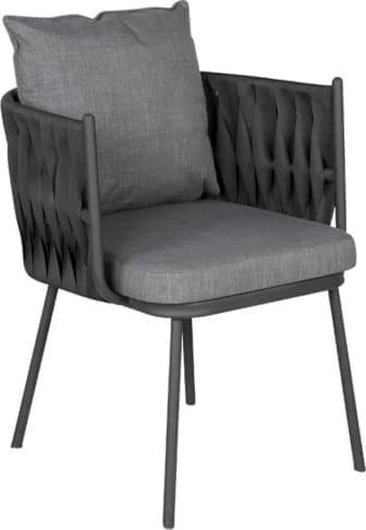 Стул для сада Papatya Aura Anthracite / Grey