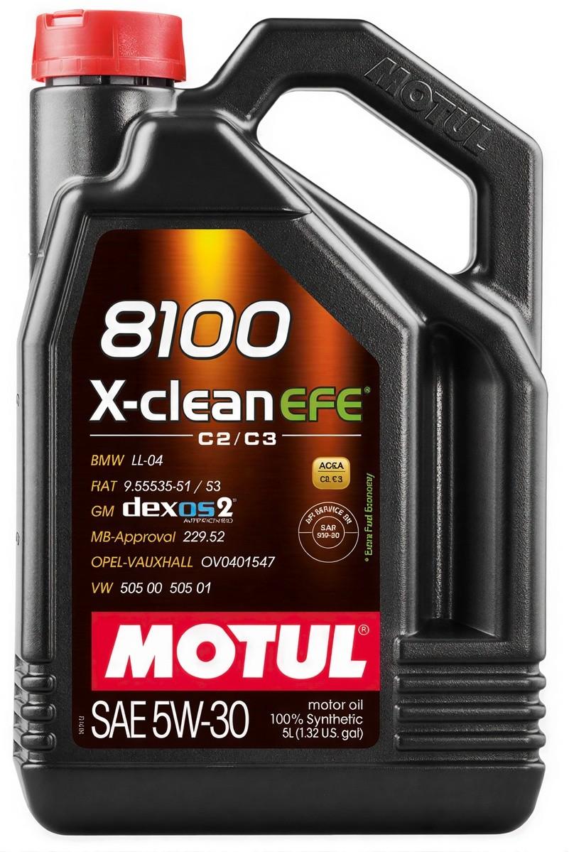 Моторное масло Motul 8100 X-Clean EFE 5W-30 5л