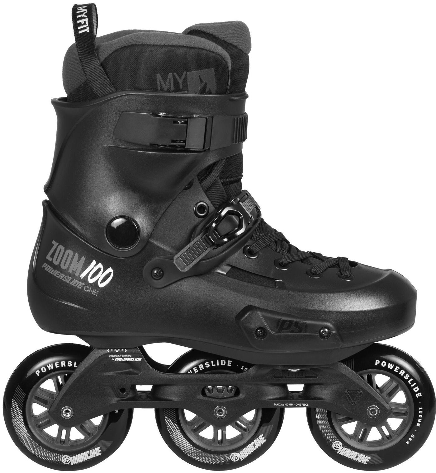 Role copii Powerslide Zoom Pro 100 Black Size 43-44