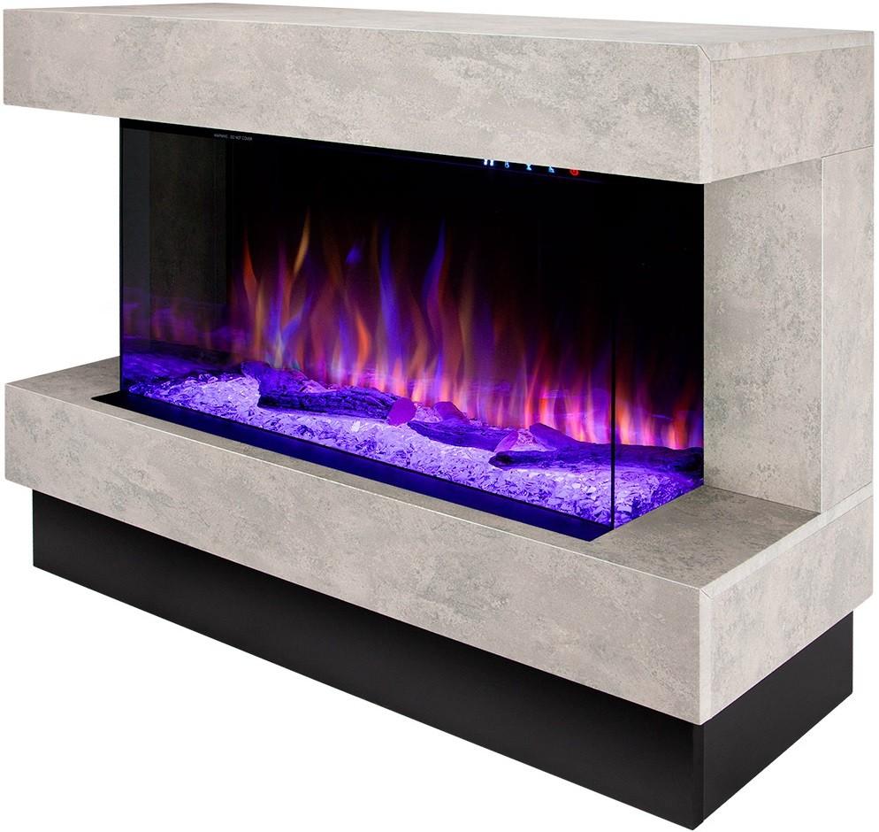 Semineu electric ArtFlame Glow & Haiti 33
