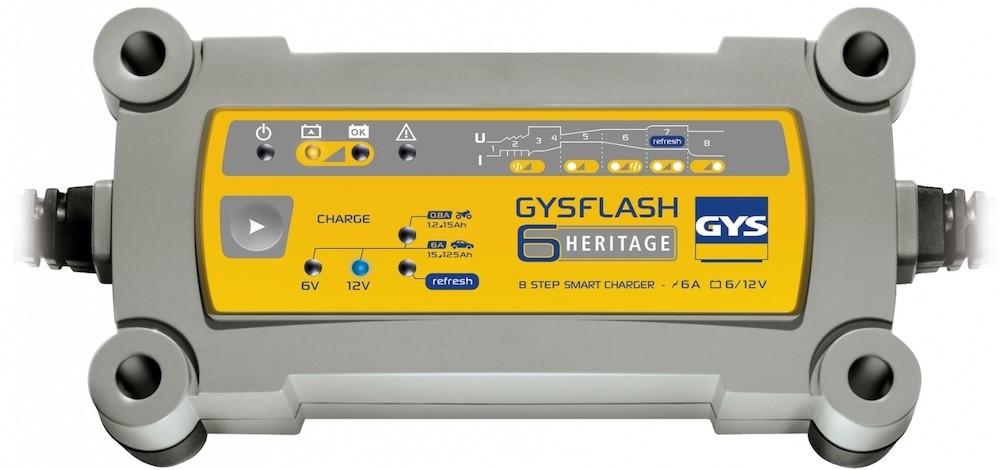 Зарядное устройство для автомобильного аккумулятора GYS GYSFLASH HERITAGE 6A