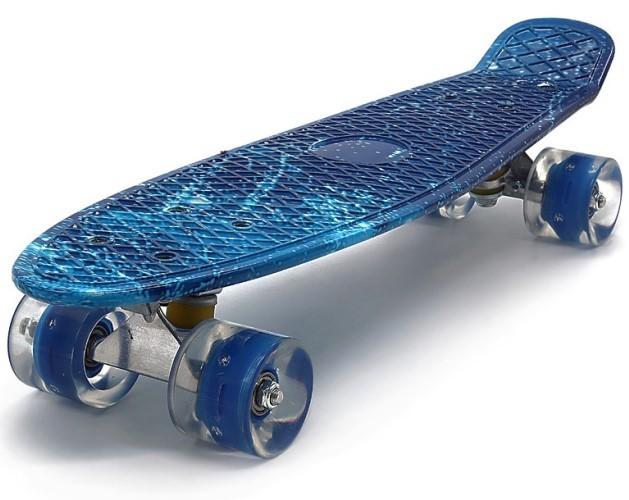 Скейтборд New World YB-104 Blue