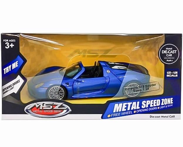 Игрушечная машина MSZ Porsche 918 Spyder Blue (68243A)