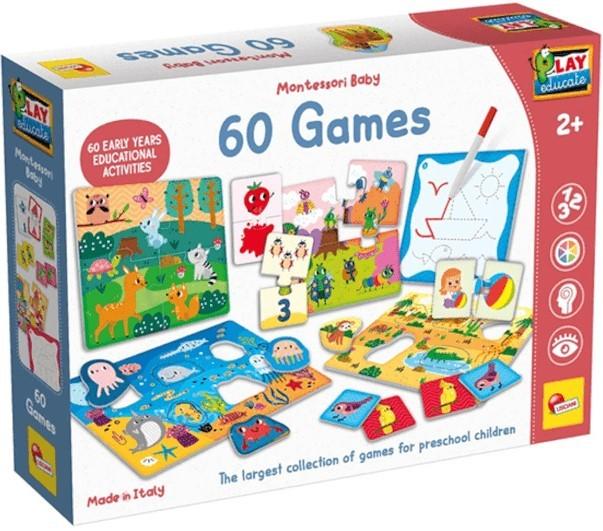 Головоломка Lisciani Montessori Baby 60 Games (EN102877)