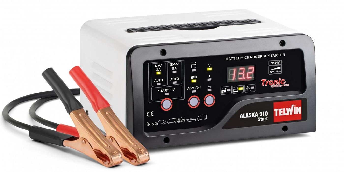 Зарядное устройство для автомобильного аккумулятора Telwin ALASKA 2100 START