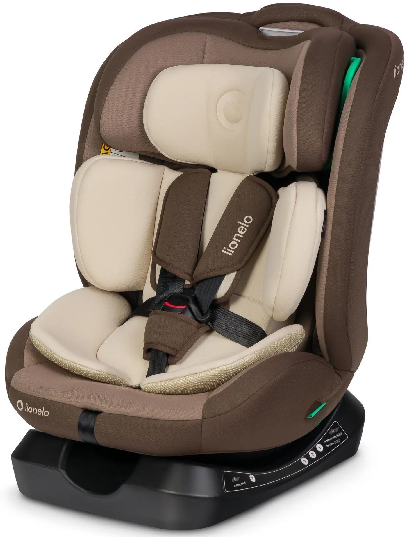 Scaun auto copii Lionelo Aart Beige Chocolate