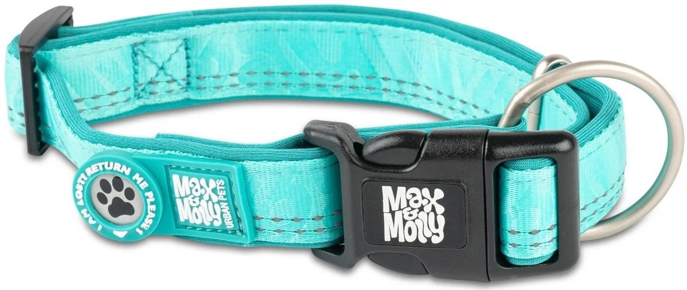Ошейник для собак Max & Molly Matrix 2.0 Turquoise 306083 M Codul: 00859031