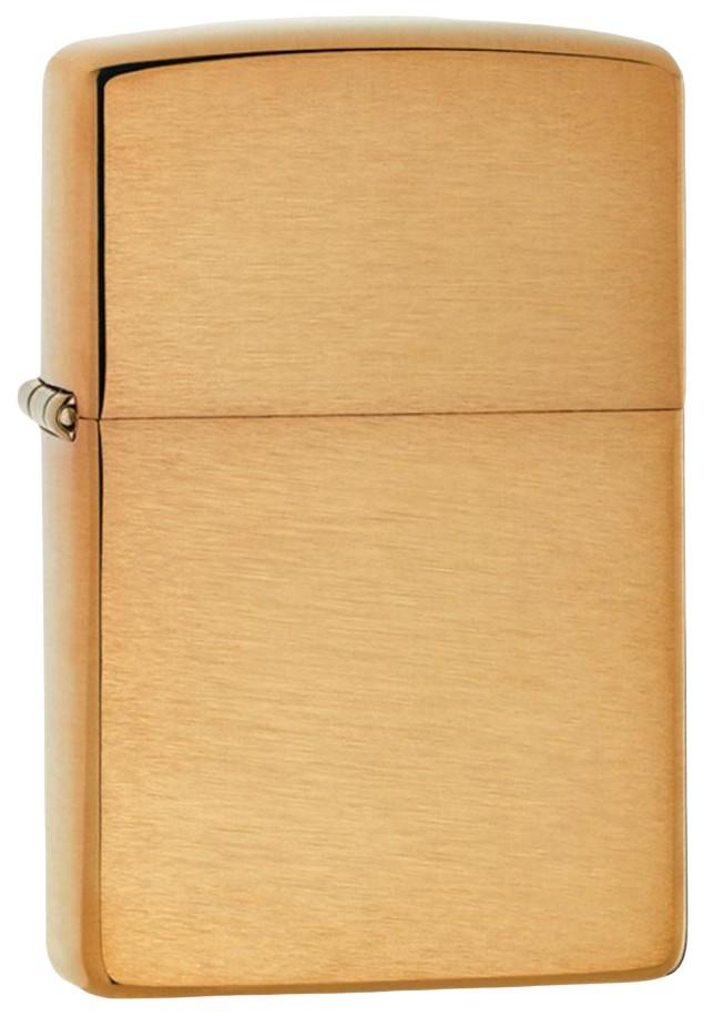 Зажигалка Zippo Brushed Fin Brass 204B