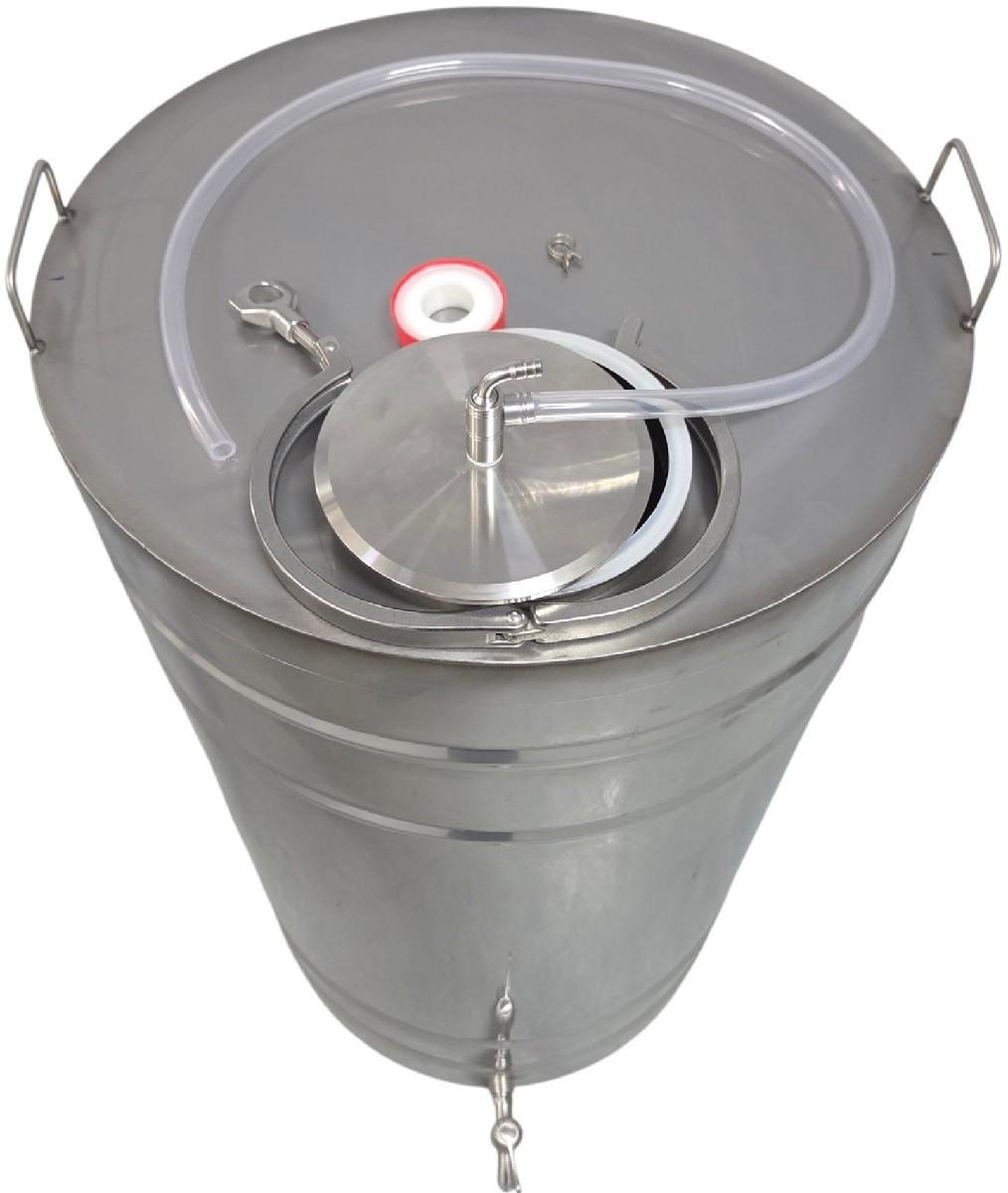 Butoi de inox IPS GROUP INOX 150 l ( cu robinet, aerator, furtun)