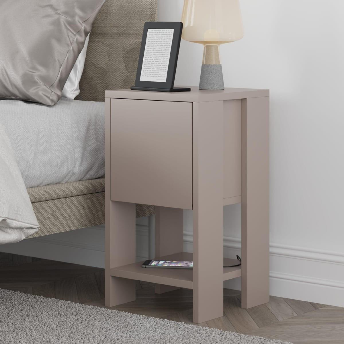 Прикроватная тумбочка DECO Ema Light Mocha