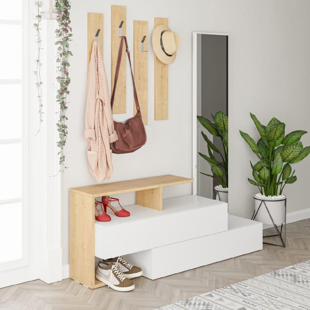 Прихожая DECO Ramda White /  Saphire Oak
