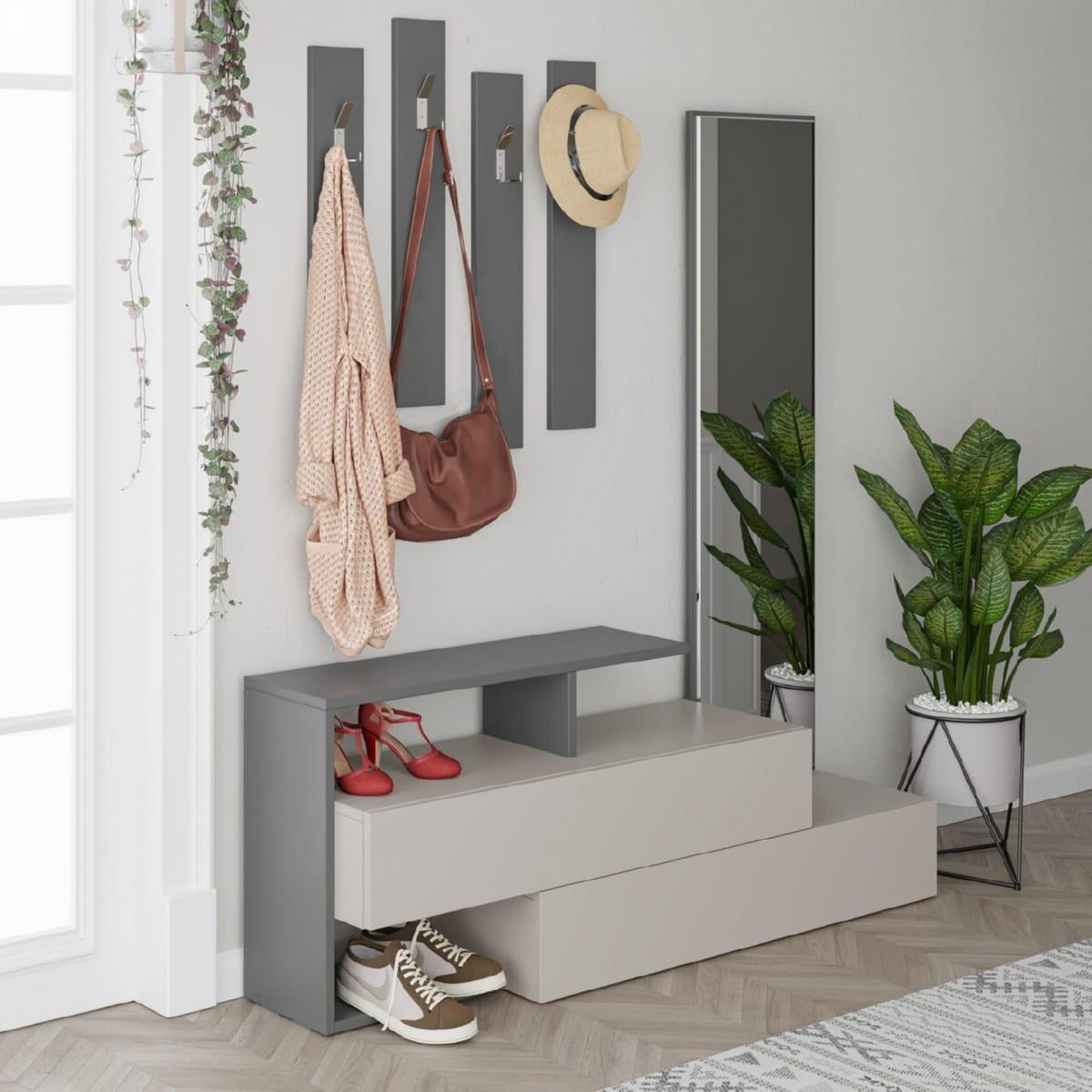 Прихожая DECO Ramda Light Mocha / Anthracite