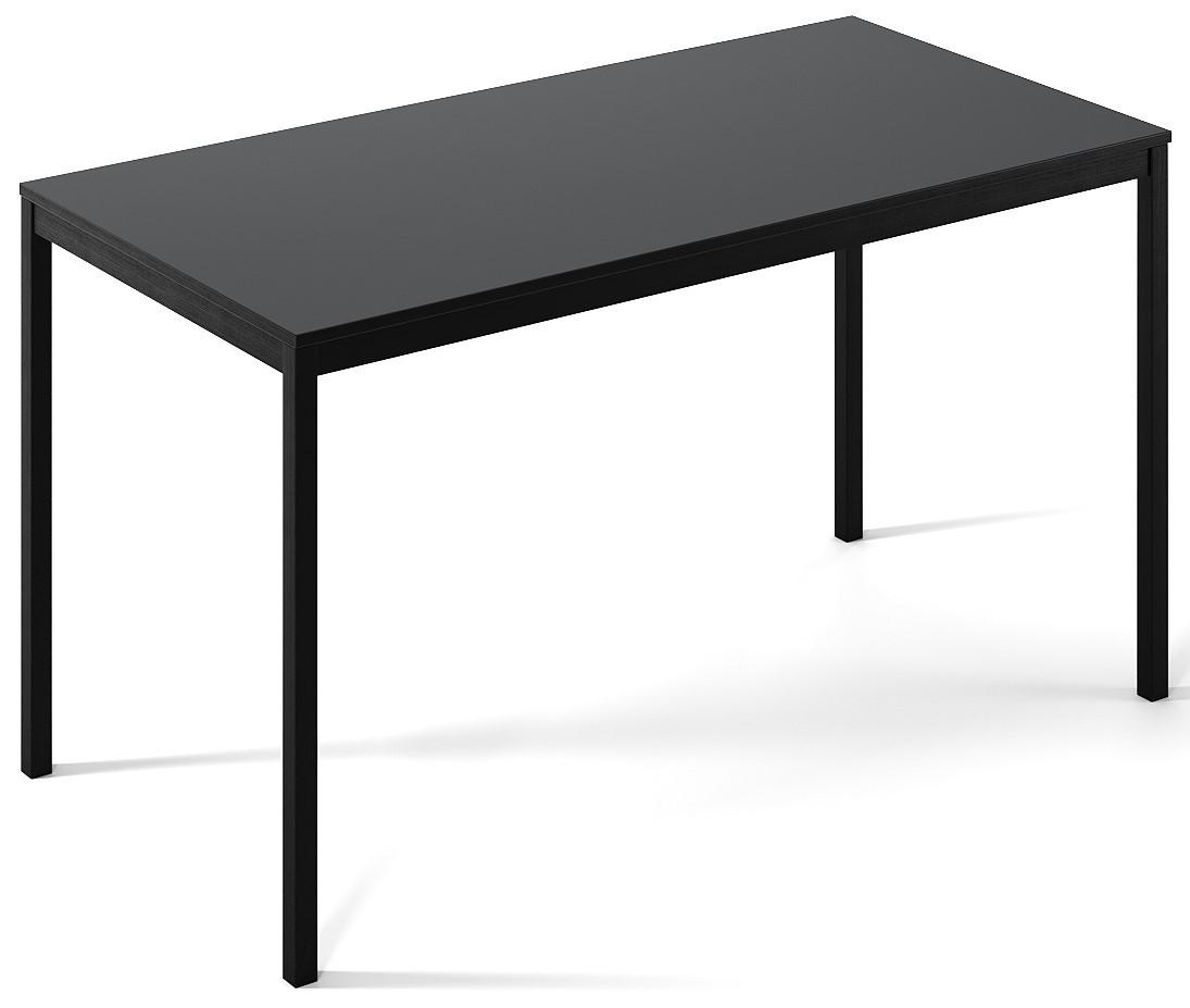 Письменный стол MobiCasa Brevity Loft 67x140 Графит(Серый)/Черный