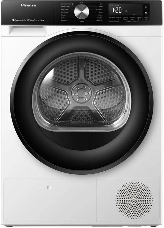 Masina de uscat rufe Hisense DH3S802BW3