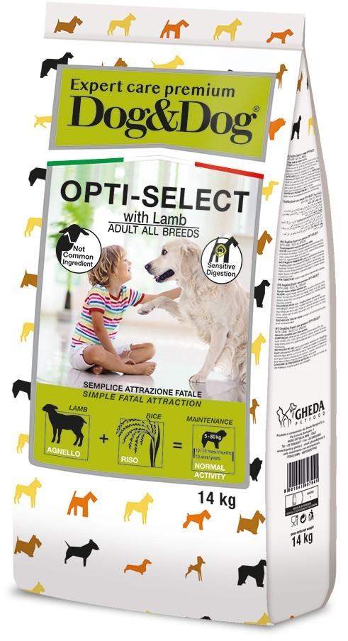 Hrana uscata pentru caini Gheda Dog&Dog Expert Care Premium Opti-Select 14kg