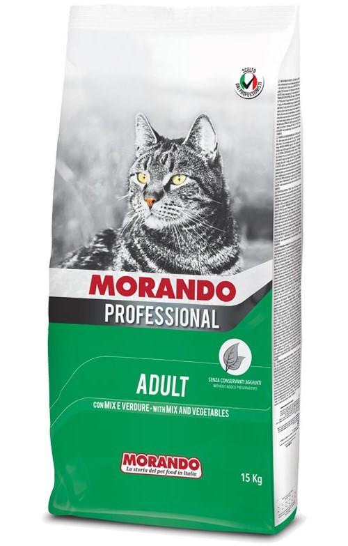 Сухой корм для кошек Morando Professional Gatto Adult Mix&Vegetables 15кг