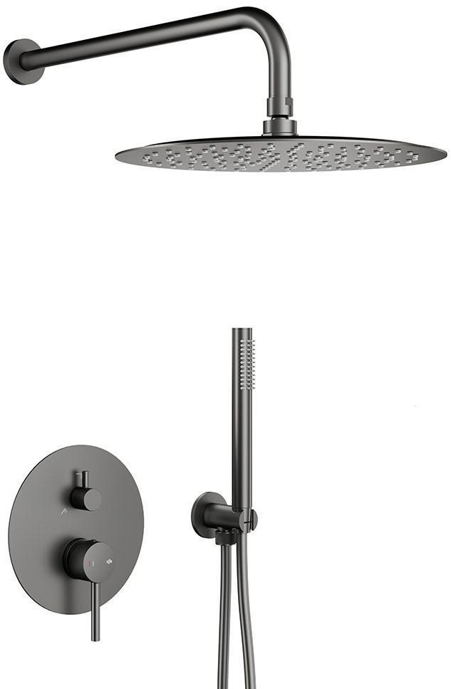Set de duș Armatura Moza PVD Gun Metal (127043)