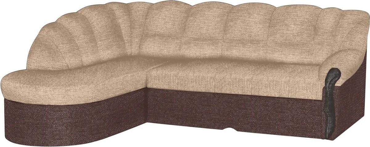 Canapea coltar Modern Mustang Bahama 03/Bahama 08 Caramel (Bej)/Chocolate (Maro) (colt 7)