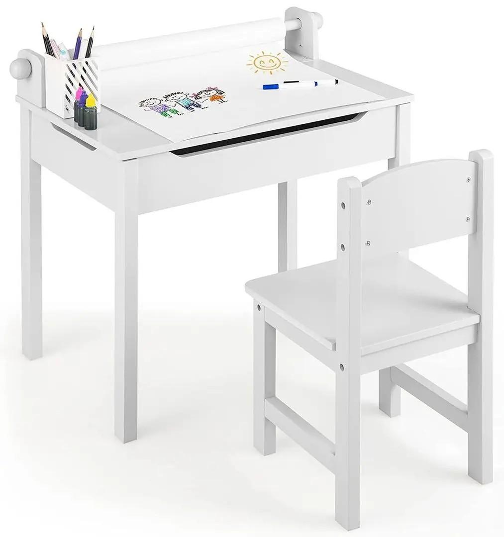 Set de masa si scaune Costway HY10125WH