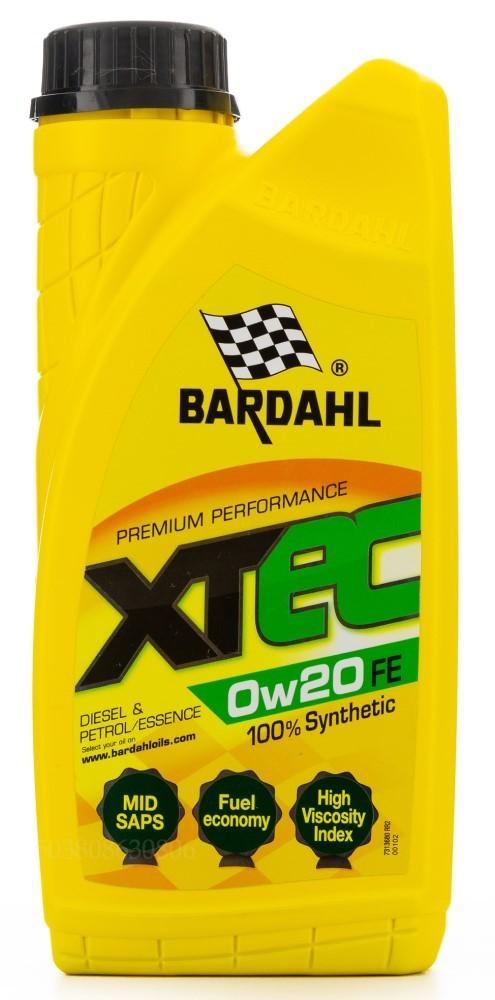 Моторное масло BARDAHL XTEC  0W-20 FE 1л