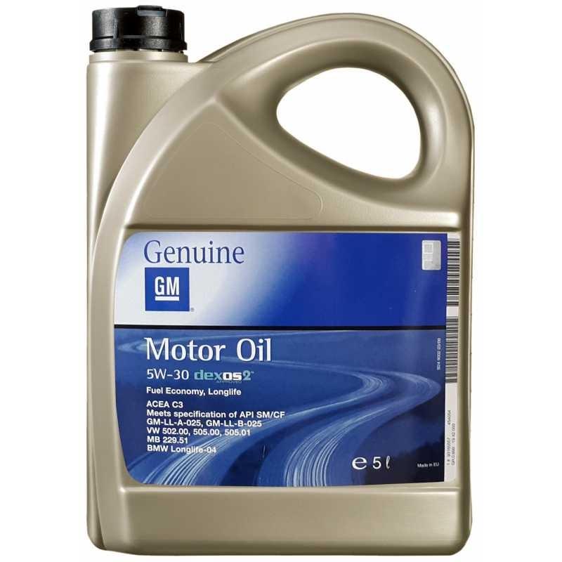 Ulei motor Opel GM DEXOS2 LONGLIFE SAE 5W30 5L