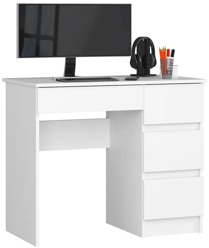 Masa de birou Akord A-7 90cm Right White