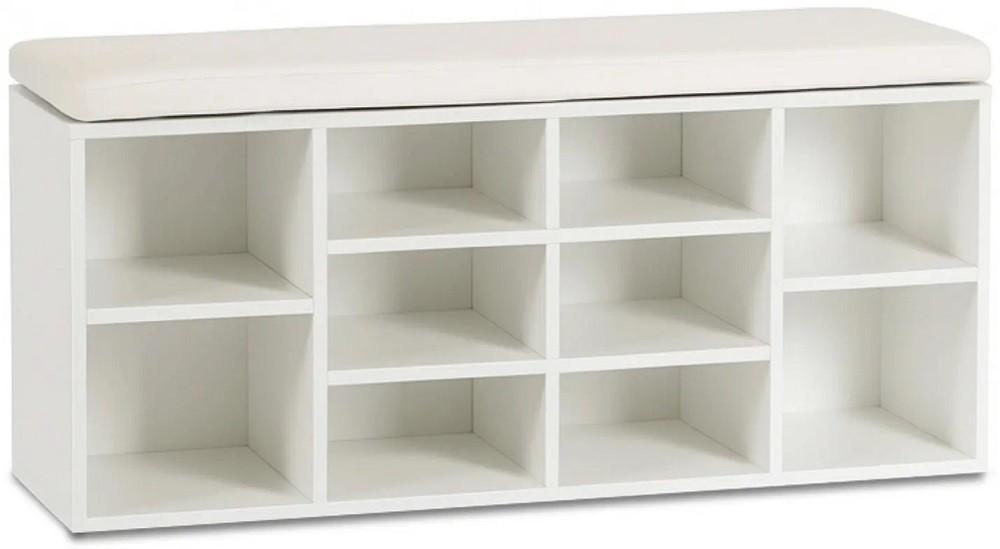 Raft pentru incaltaminte Mebel Elite Axel 104cm White